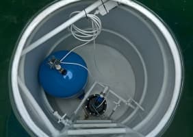 обустройство С кессоном